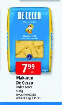 E.Leclerc Makaron Rigatoni De Cecco oferta
