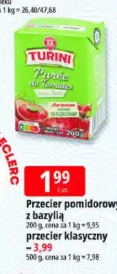 E.Leclerc Przecier pomidorowy z bazylią Turini oferta