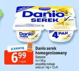 E.Leclerc Serek homogenizowany Danio Danone 4-pak oferta