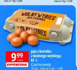 E.Leclerc Jaja z kurnika z wolnego wybiegu kl. L Czachorowski oferta
