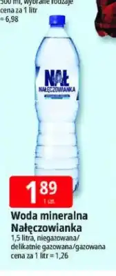 E.Leclerc Woda mineralna Nałęczowianka niegazowana oferta