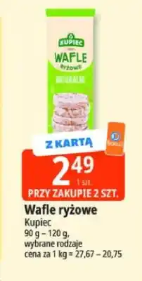 E.Leclerc Wafle ryżowe Kupiec naturalne oferta