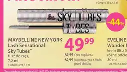 Hebe Tusz do rzęs Maybelline New York Lash Sensational Sky Tubes oferta