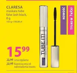 Hebe Maskara Claresa Tube It! False Lash Effect Mascara Black oferta