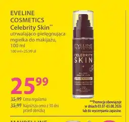Hebe Mgiełka do makijażu utrwalająco-pielęgnująca Eveline Cosmetics Celebrity Skin oferta