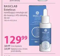 Hebe Nawilżająca emulsja-żel do twarzy z 4% ektoiną BasicLab Esteticus oferta