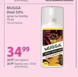 Hebe Spray na insekty Mugga Deet 50% oferta