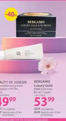 Hebe Płatki pod oczy Bergamo Luxury Gold oferta