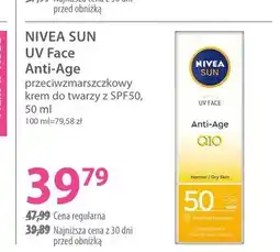 Hebe Krem do twarzy Nivea Sun UV Face Anti-Age oferta