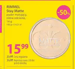 Hebe Puder matujący Rimmel Stay Matte oferta