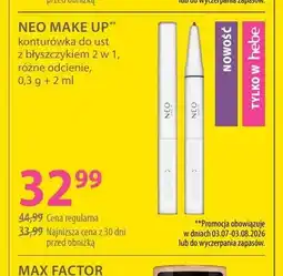 Hebe Konturówka do ust z błyszczykiem 2 w 1 Neo Make Up oferta