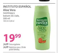 Hebe Balsam do ciała Instituto Español Aloe Vera nawilżający oferta