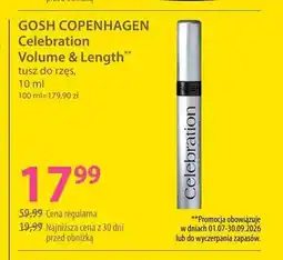 Hebe Tusz do rzęs Gosh Copenhagen Celebration Volume & Length oferta