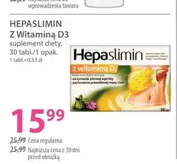 Hebe Suplement diety Hepaslimin z witaminą D3 oferta