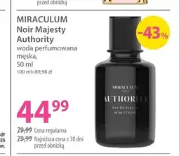 Hebe Woda perfumowana męska Miraculum Noir Majesty Authority oferta
