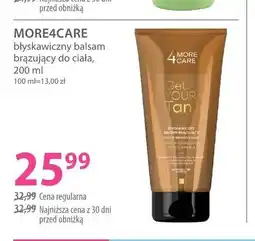 Hebe Balsam brązujący do ciała More4Care błyskawiczny oferta