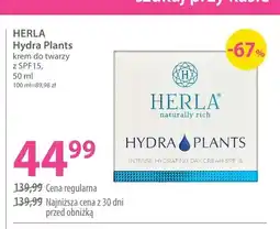 Hebe Krem do twarzy Herla Hydra Plants SPF15 oferta