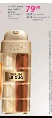 Hebe Serum do twarzy L'Oréal Paris Age Perfect Le Duo oferta