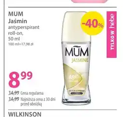 Hebe Antyperspirant roll-on Mum Jaśmin oferta