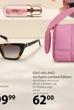 Hebe Błyszczyk do ust nawilżający Kiko Milano 3d Hydra Limited Edition oferta