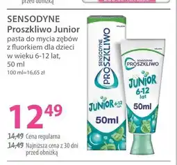 Hebe Pasta do zębów dla dzieci Sensodyne Proszkliwo Junior oferta