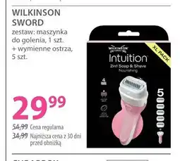 Hebe Zestaw maszynka do golenia + wymienne ostrza Wilkinson Sword Intuition oferta