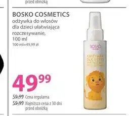 Hebe Odżywka do włosów dla dzieci ułatwiająca rozczesywanie Bosko Cosmetics oferta