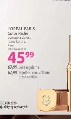 Hebe Pomadka do ust L'Oréal Paris Color Riche oferta