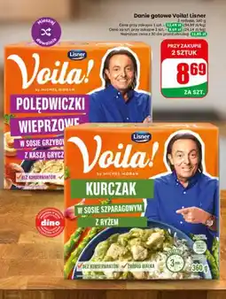 Dino Danie gotowe kurczak w sosie szparagowym z ryżem Voila! Lisner oferta