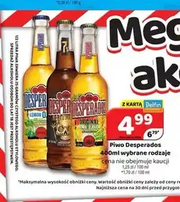 Delfin Piwo Desperados Nocturnos oferta