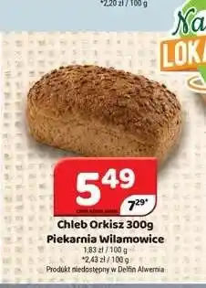 Delfin Chleb Orkisz Piekarnia Wilamowice oferta