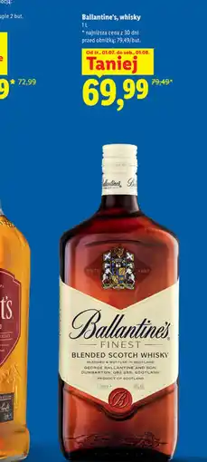 Lidl Whisky Ballantine's oferta