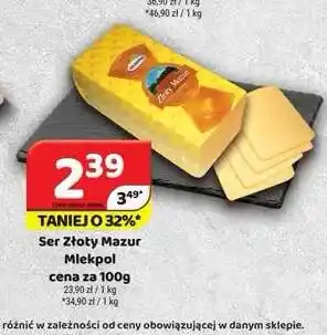 Delfin Ser Złoty Mazur Mlekpol oferta