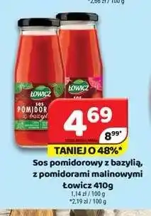 Delfin Sos pomidorowy z bazylią Łowicz oferta