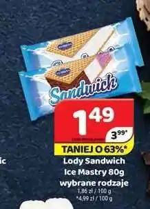 Delfin Lody Sandwich Ice Mastry oferta