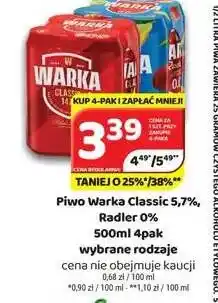 Delfin Piwo Warka Classic 5,7% oferta