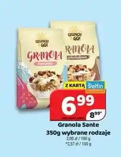 Delfin Granola Sante owocowa oferta