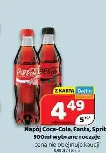 Delfin Napój Coca-Cola oferta
