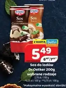 Delfin Sos do lodów czekoladowy Dr.Oetker oferta