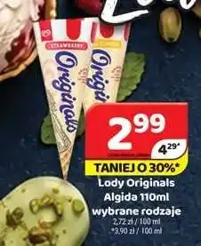 Delfin Lody truskawkowe Originals Algida oferta