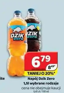 Delfin Napój Dzik Zero oferta
