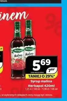 Delfin Syrop malina Herbapol oferta