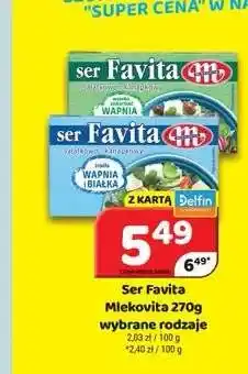 Delfin Ser Favita Mlekovita 18% tłuszczu oferta