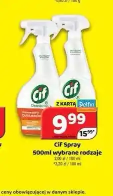 Delfin Spray czyszczący Cif Cleanboost oferta
