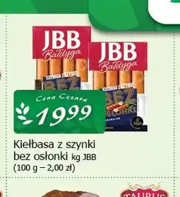 Cezar Delikatesy Kiełbasa z szynki bez osłonki JBB Bałdyga oferta
