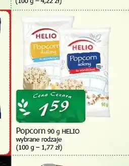 Cezar Delikatesy Popcorn solony Helio oferta