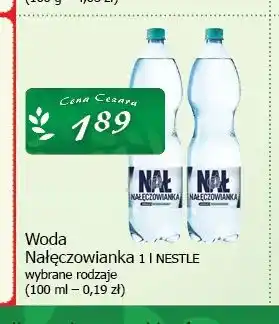Cezar Delikatesy Woda gazowana Nałęczowianka oferta