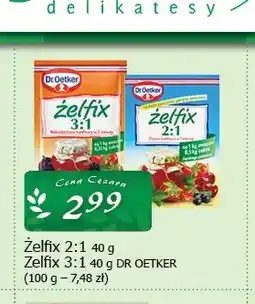 Cezar Delikatesy Żelfix 2:1 Dr. Oetker oferta