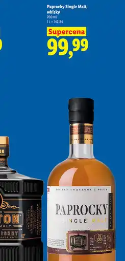Lidl Whisky Paprocky oferta
