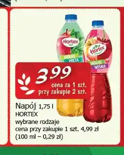 Cezar Delikatesy Napój Hortex jabłko mięta oferta
